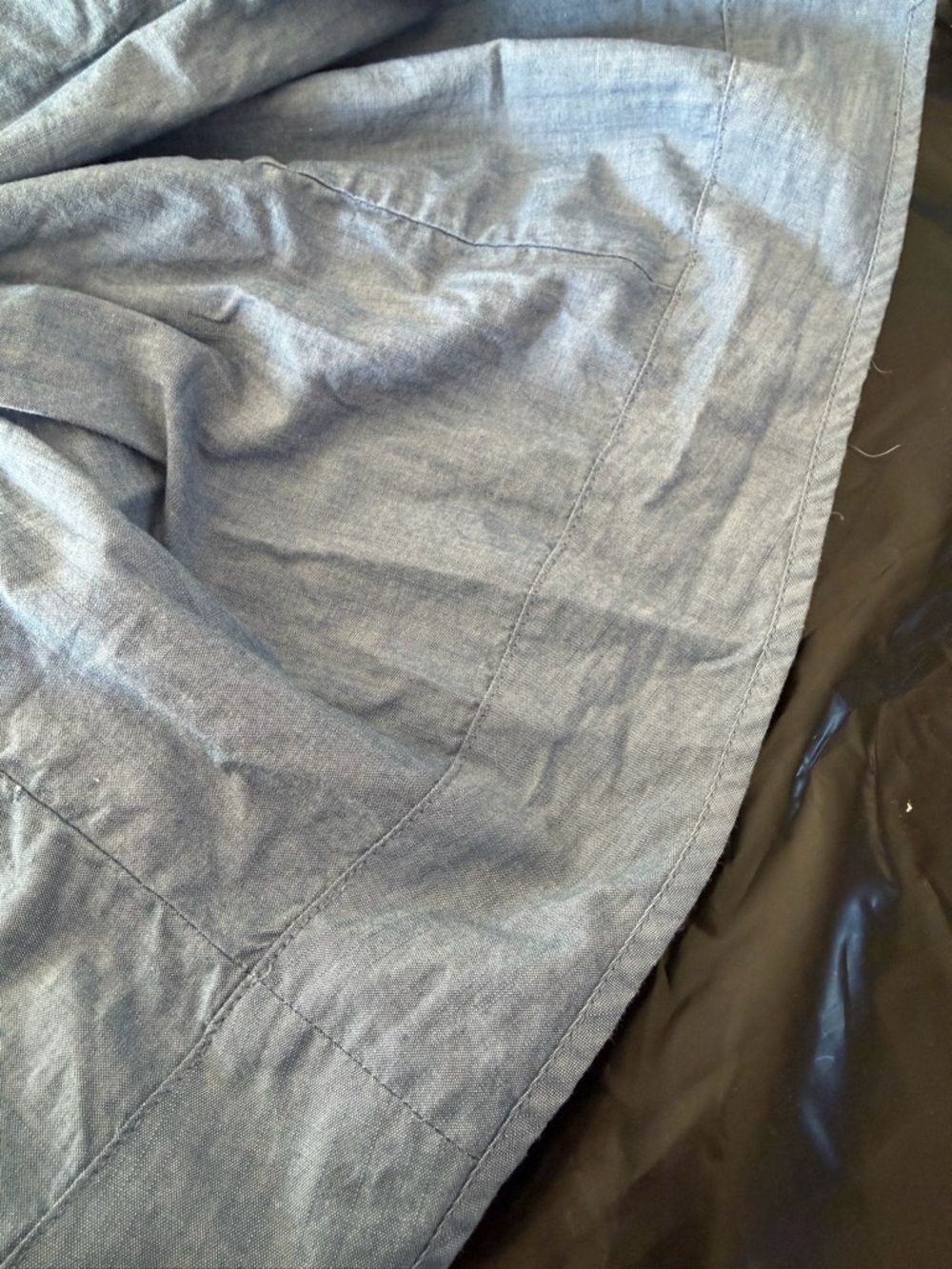 Kate Spade Blair Chambray Dress with pockets Sz 2 EUC - Hem Altered - Picture 10 of 10